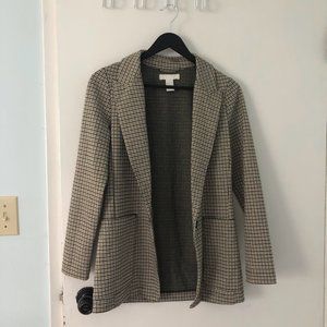 H&M Houndstooth blazer XS